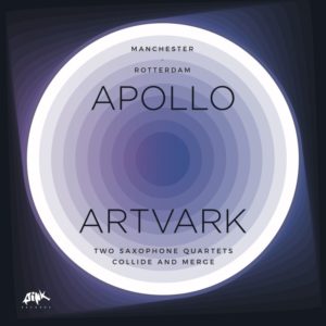 CD Two Saxophone Quartets Collide and Merge